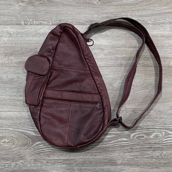 Share Wine Accent Leather Boho Western Soft Crossbody Y2K Travel Sling Shoulder - Picture 2 of 8